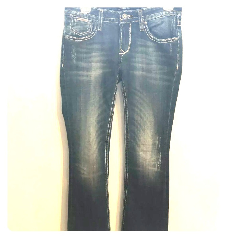 Rerock For Express Bootcut Jeans Size 2 Regular